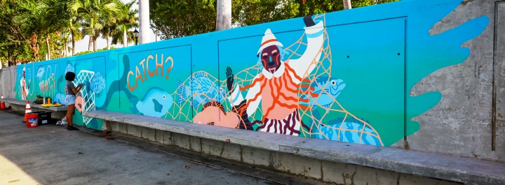 Sea Walls 2019 STX mural. Photo credit: Tre Packard